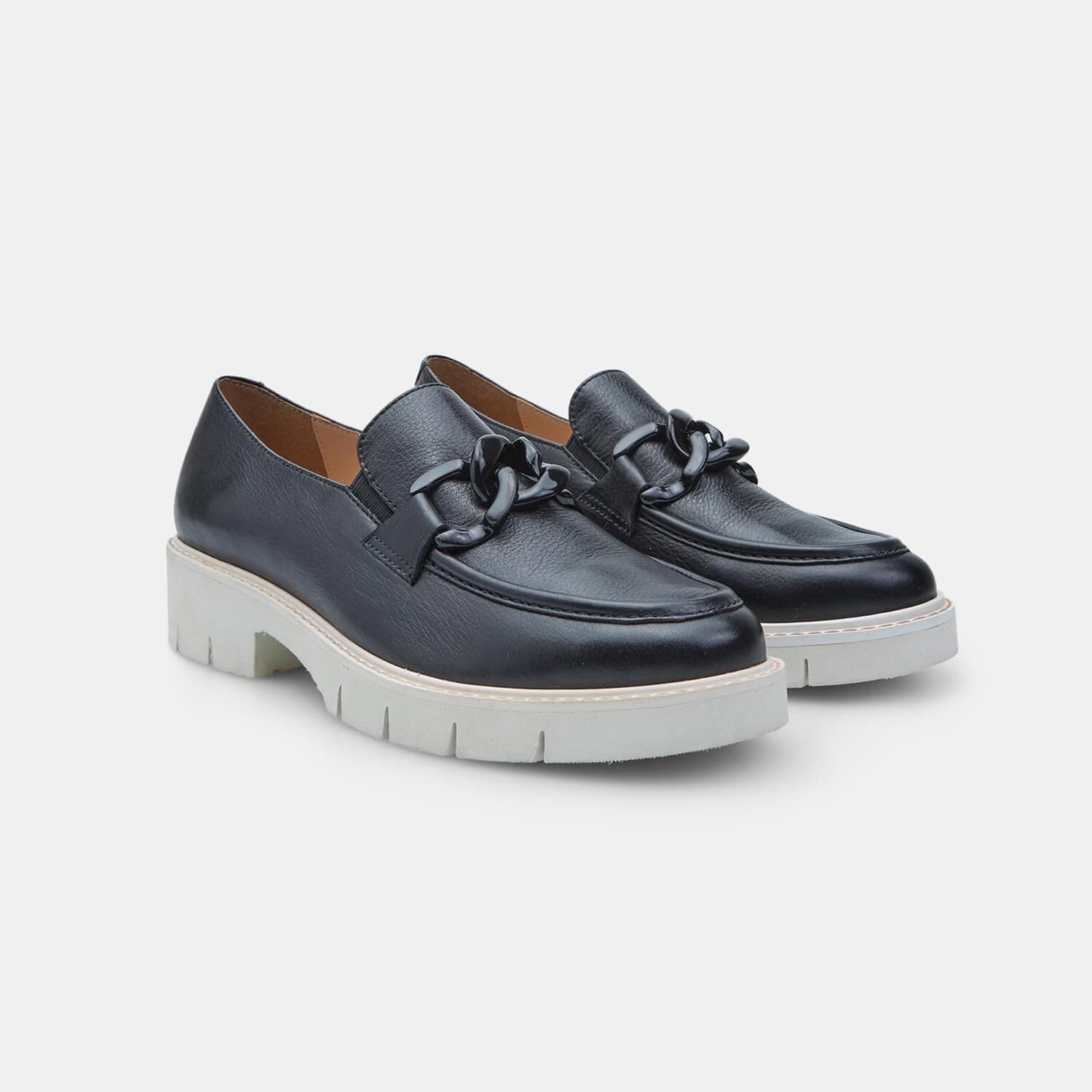 Bata Mocassins cuir accessoire élégant 37 EU femme