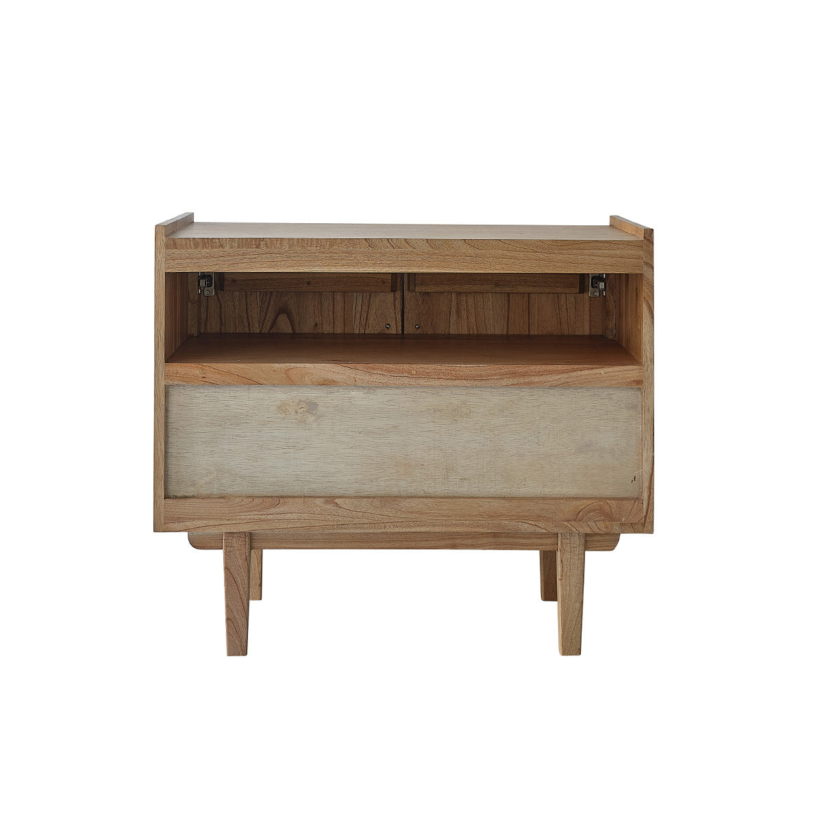Berah Getah Fifties meuble sous vasque mindi 90 cm 2 portes