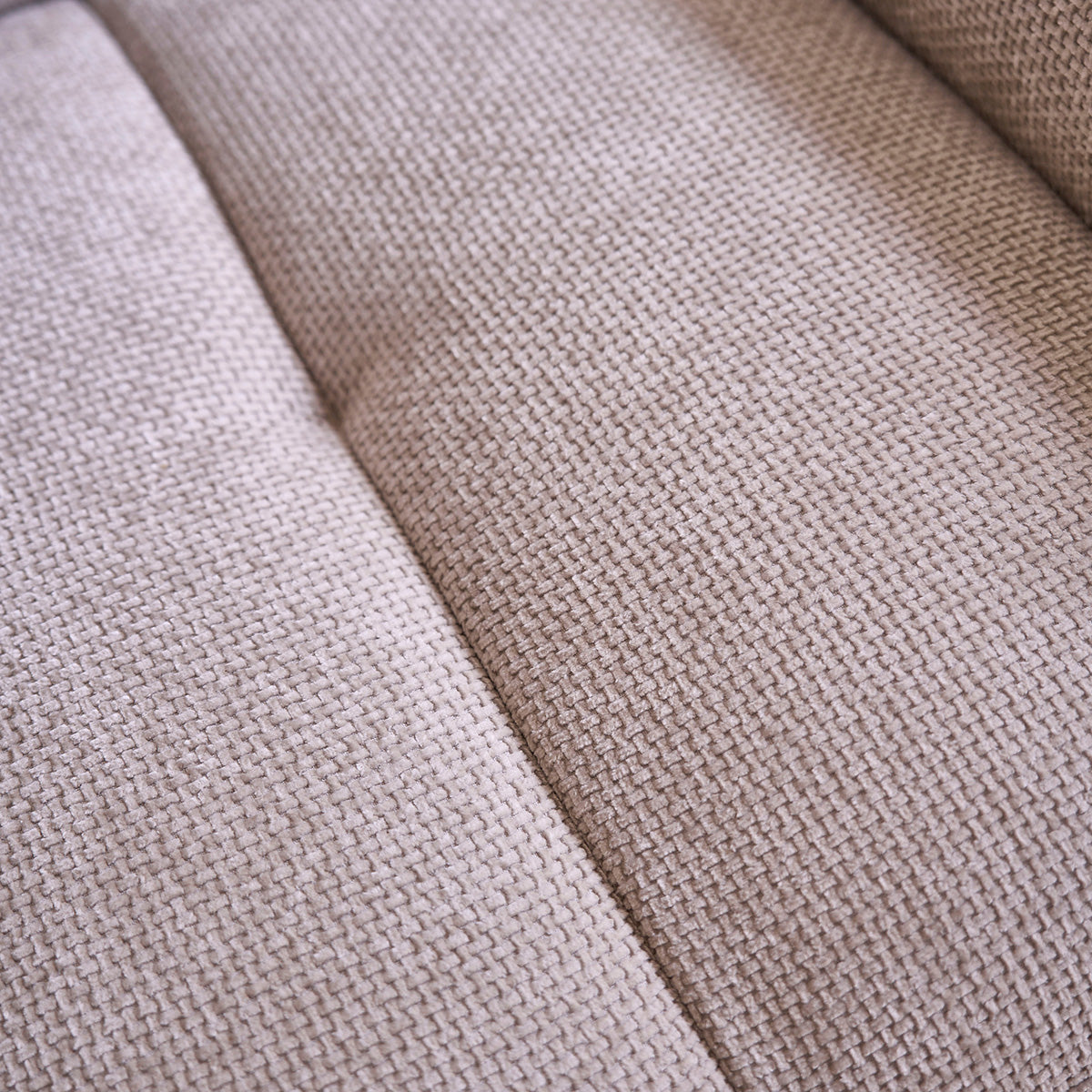 Berah Getah Alphonse canapé 4 places velours beige