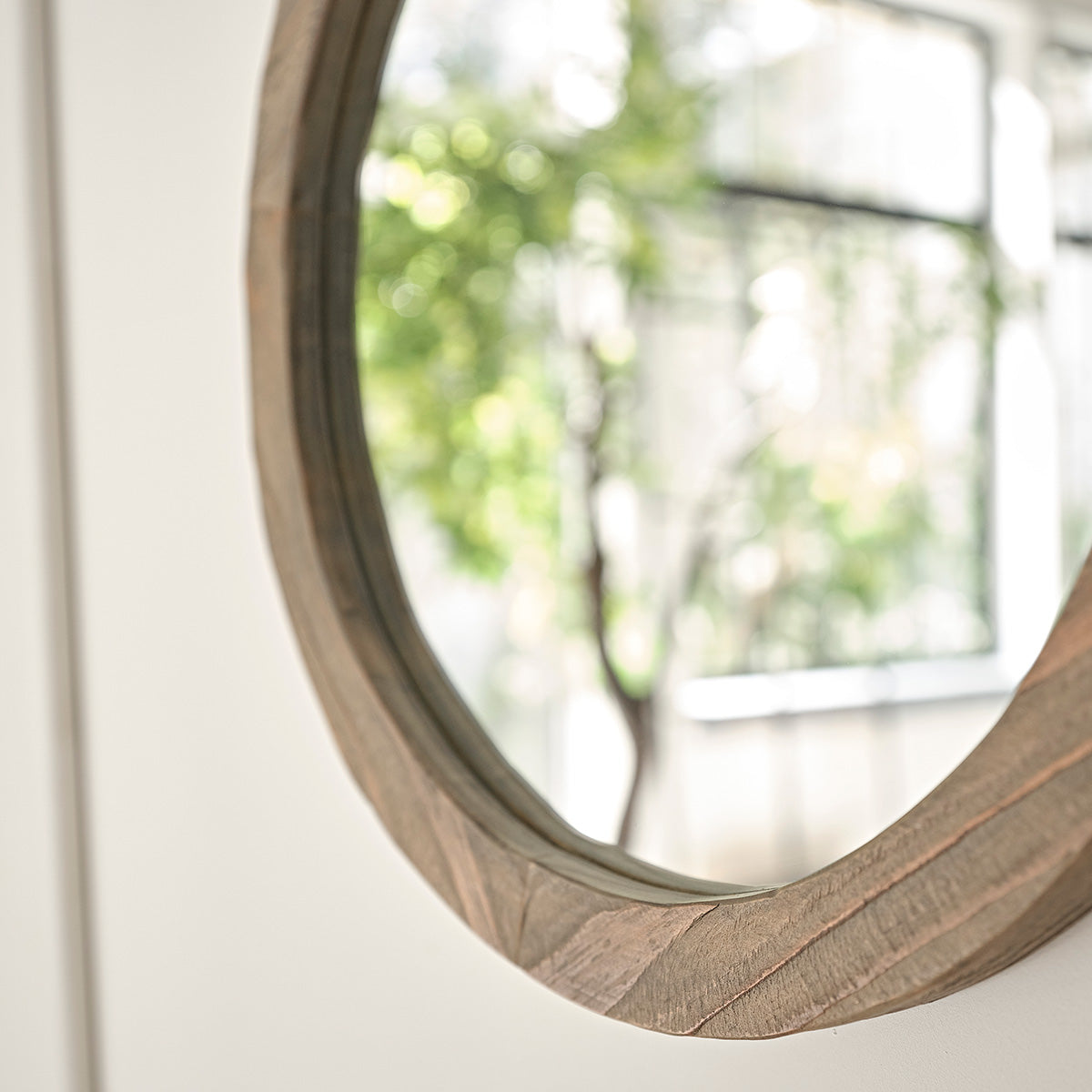 Berah Getah Sezanne miroir rond pin recyclé Ø 50 cm