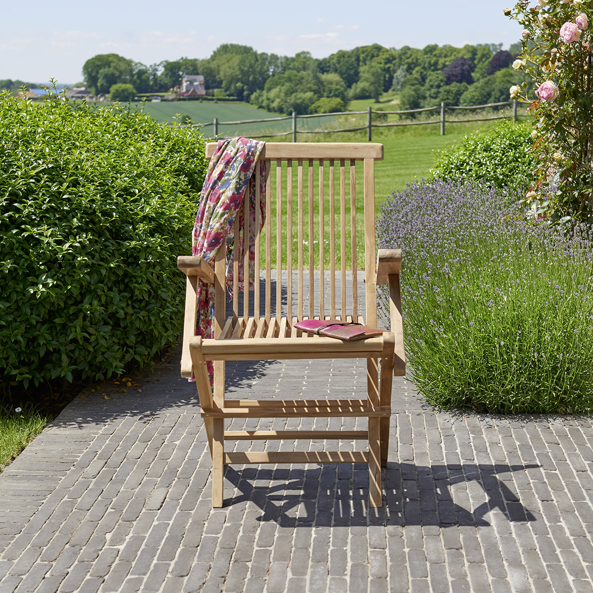 Berah Getah Midland lot 2 fauteuils jardin teck pliant