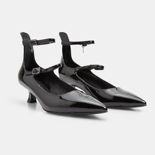 Bata Red Label Mary Janes Femme Rouge Talon 4 cm