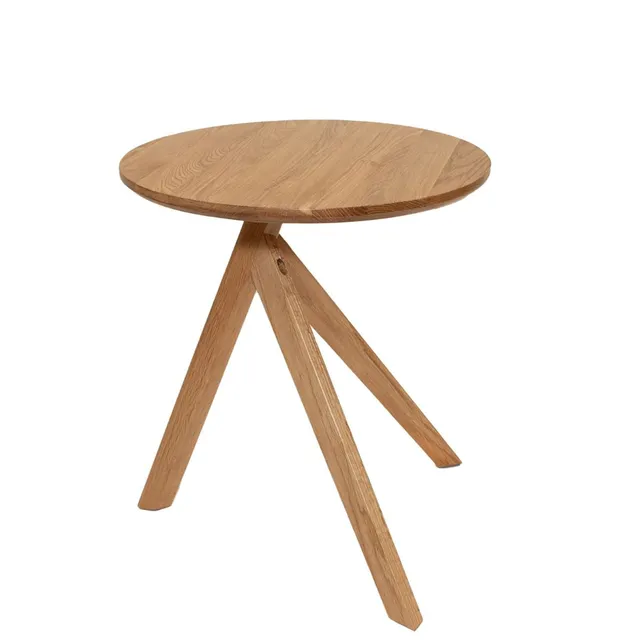 Andrea House table appoint ronde chêne