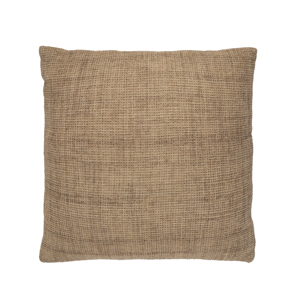Andrea House Textil coussin coton beige Waffle 50x50