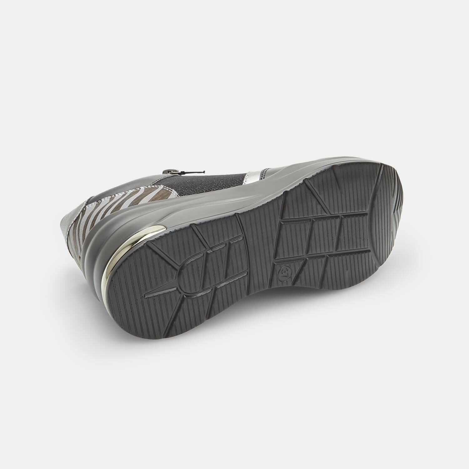 Bata Sneakers Baskets Femme Plateforme Zip Compensée