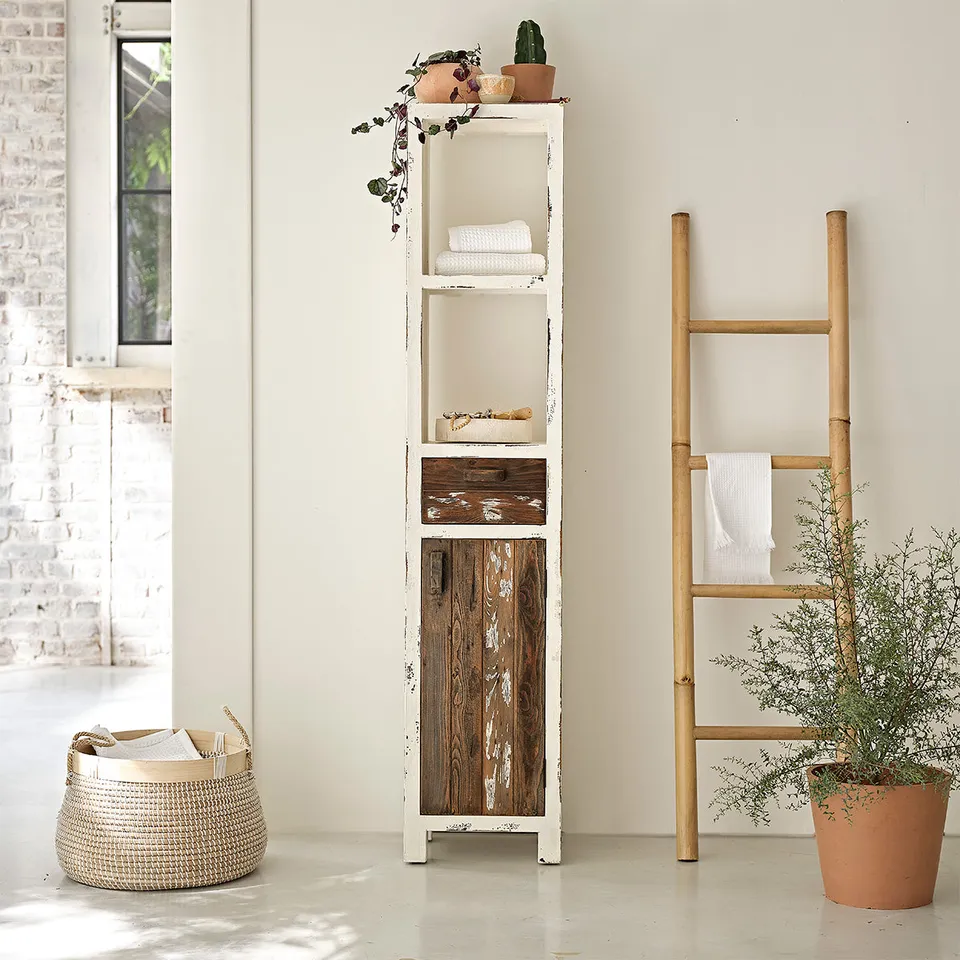 Berah Getah Sezanne colonne salle de bain pin 170 cm