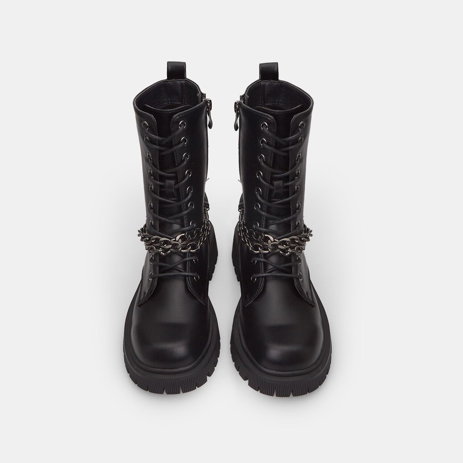 Bata Bottines Motardes chaîne femme noires