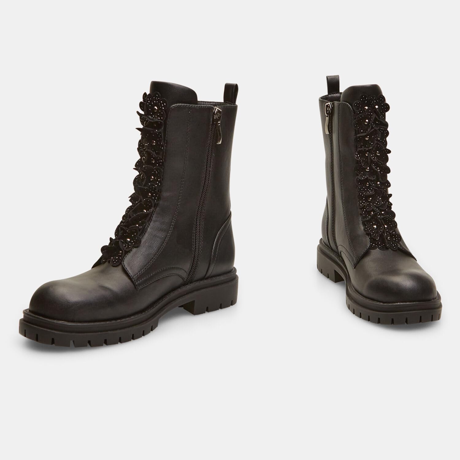 Bata Bottes combat femme applications florales confort