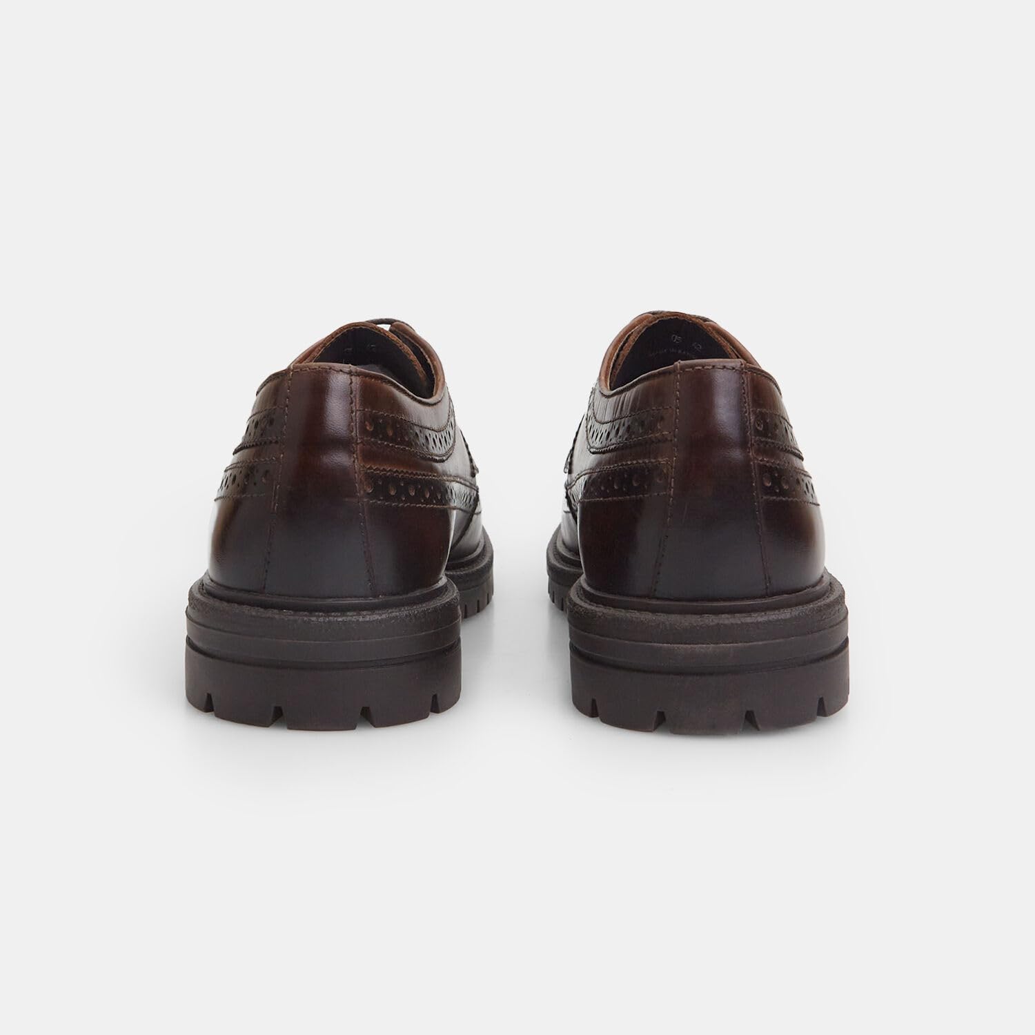 Bata Brogues chaussures à lacets cuir homme confort