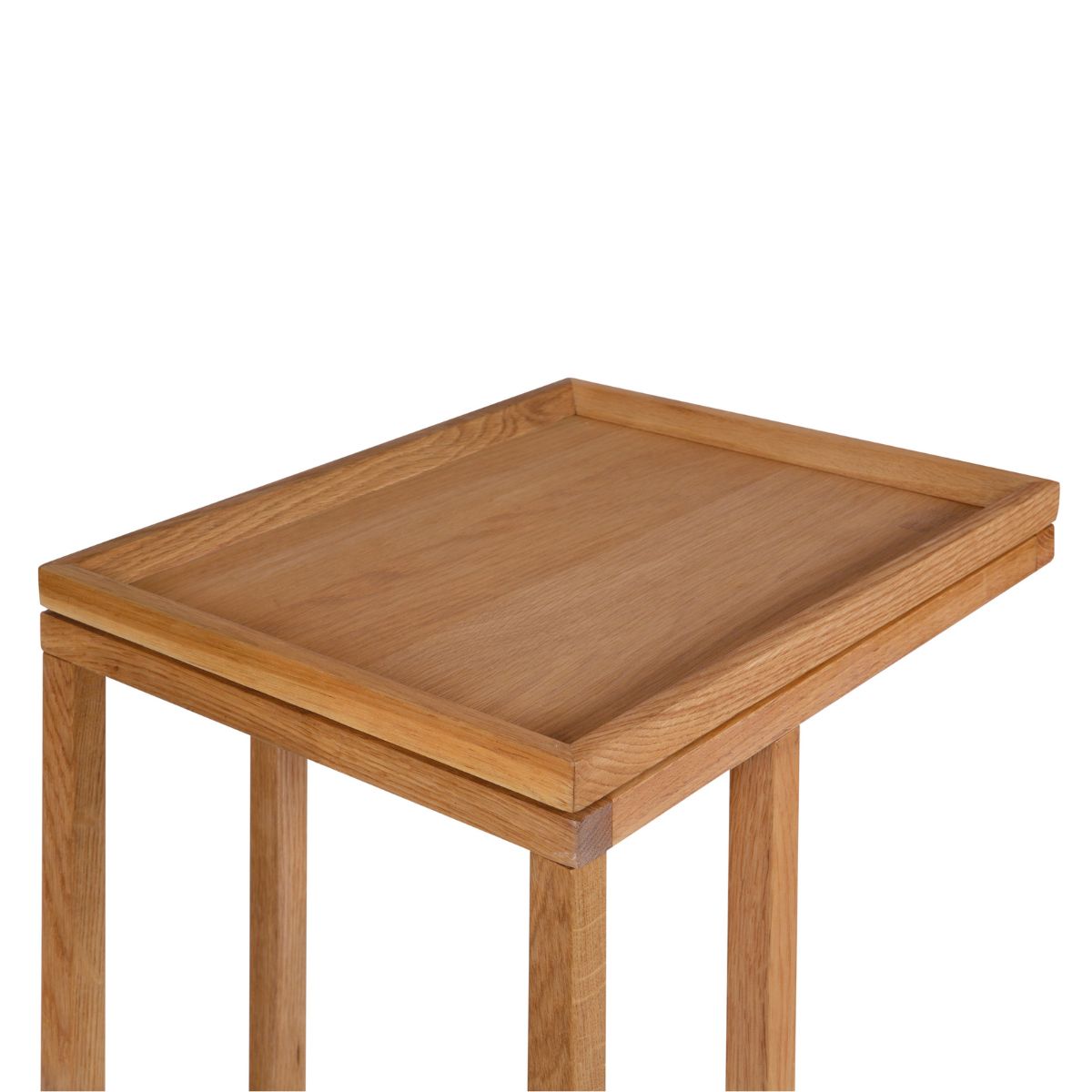 Andrea House table appoint chêne pour canapé bois