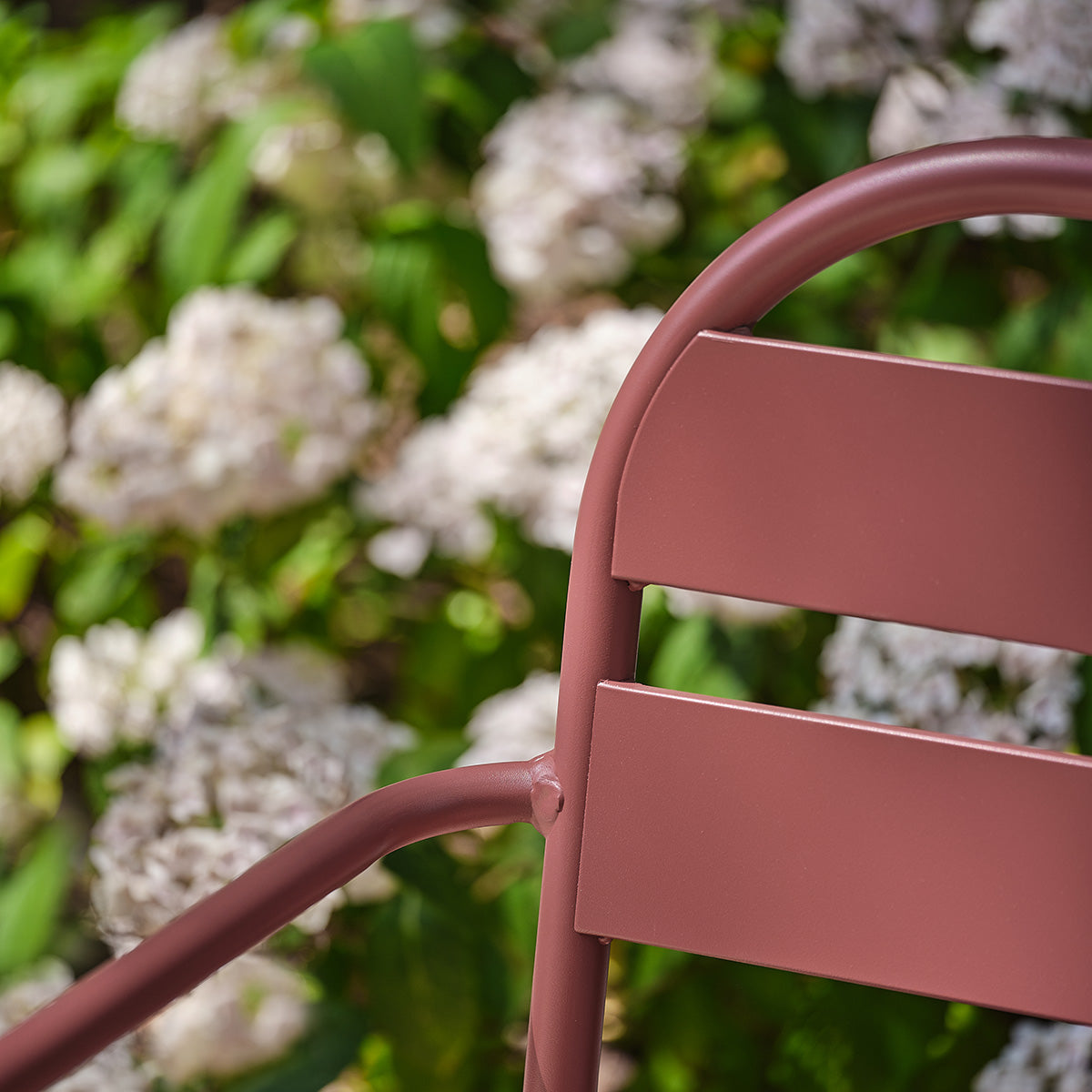 Berah Getah ZEPHIR banc jardin alu framboise 118 cm