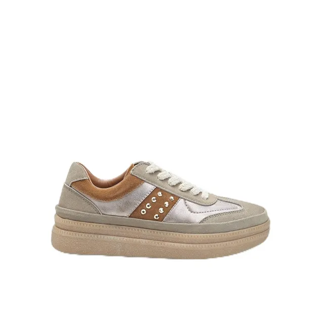 Bata Sneakers femme sneaker daim Tan