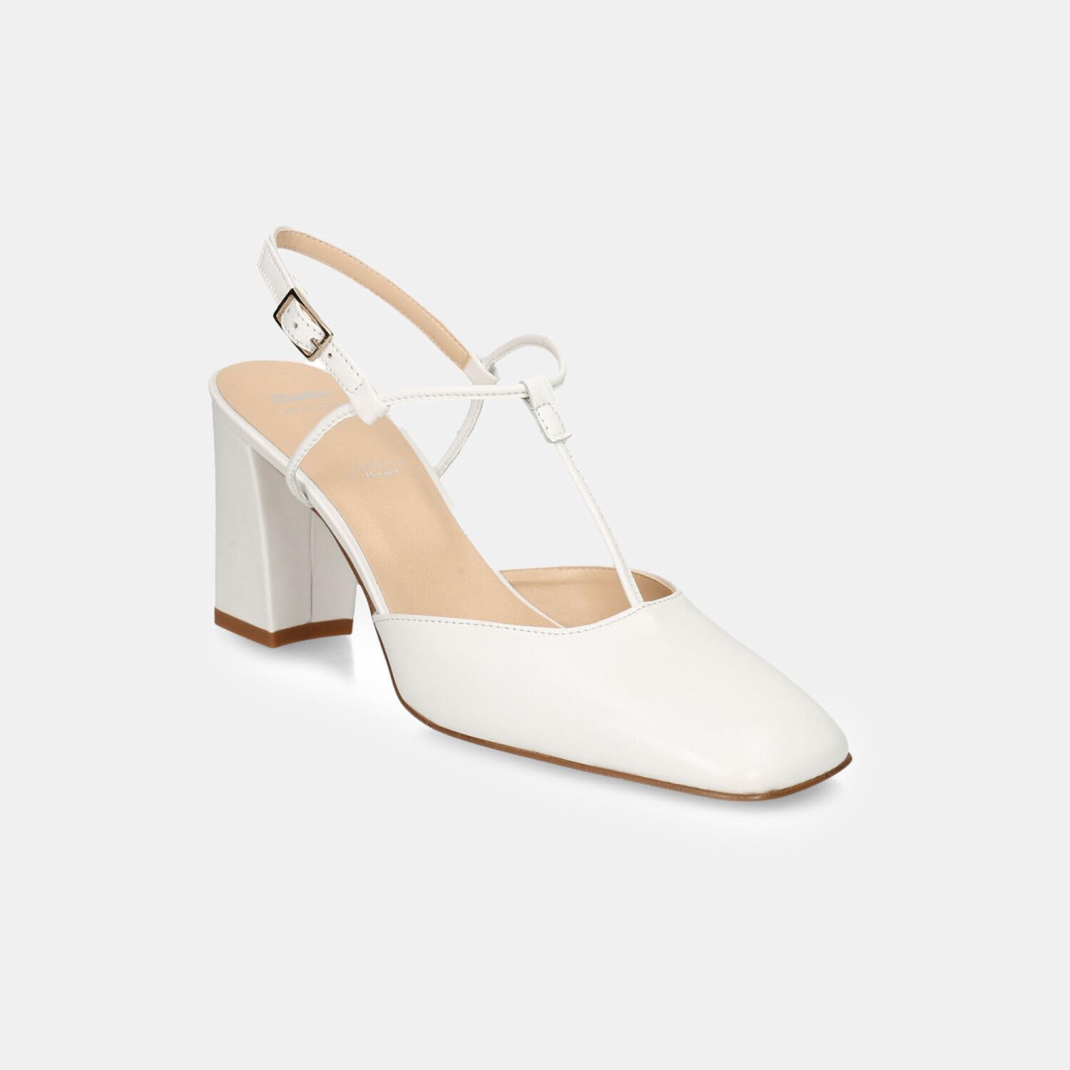 Bata slingback femme cuir à talons