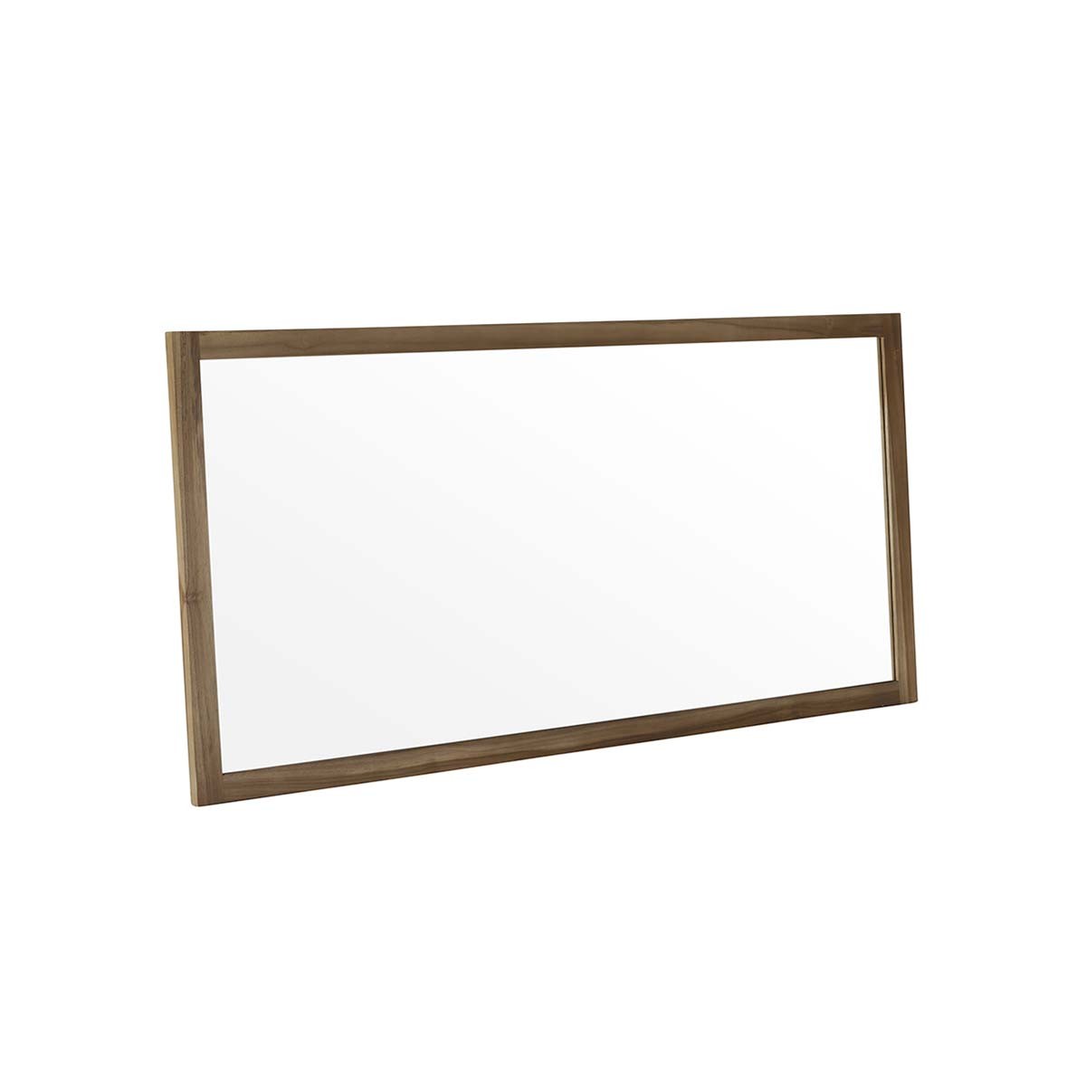 Berah Getah miroir teck massif 160x80 cm rectangulaire