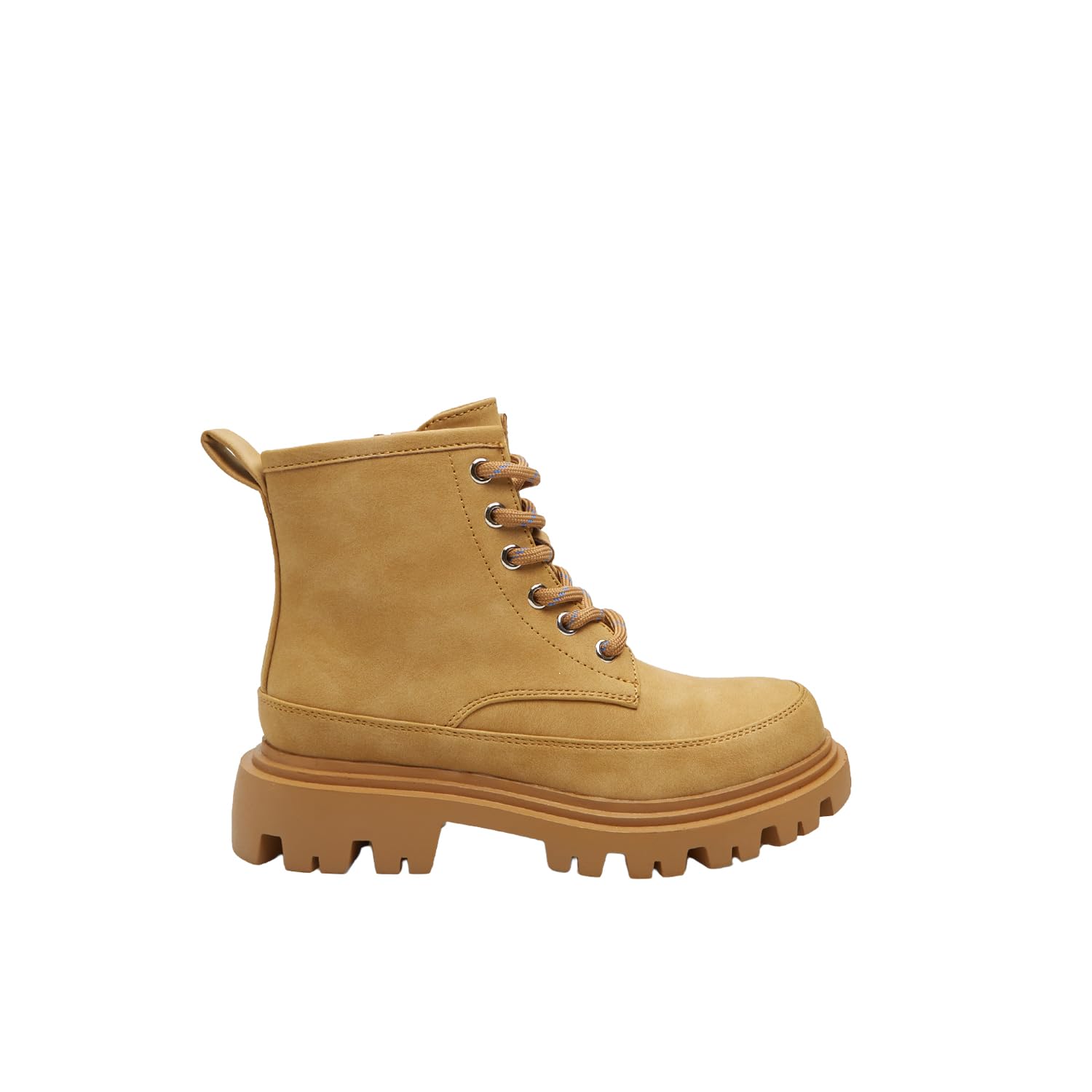 Bata Bottines Garçon Cuir Marron à Lacets Confort