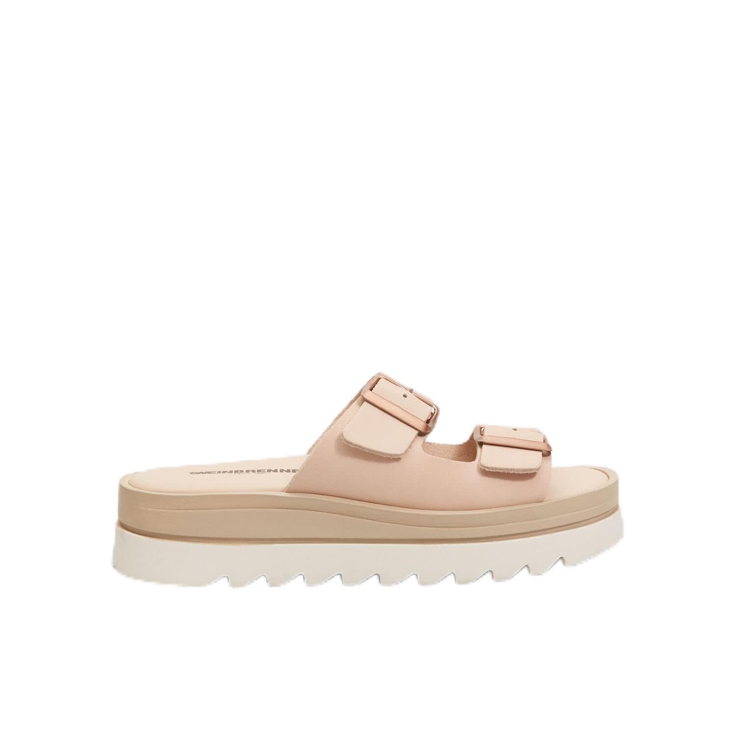 Bata Weinbrenner mules femme cuir crantée