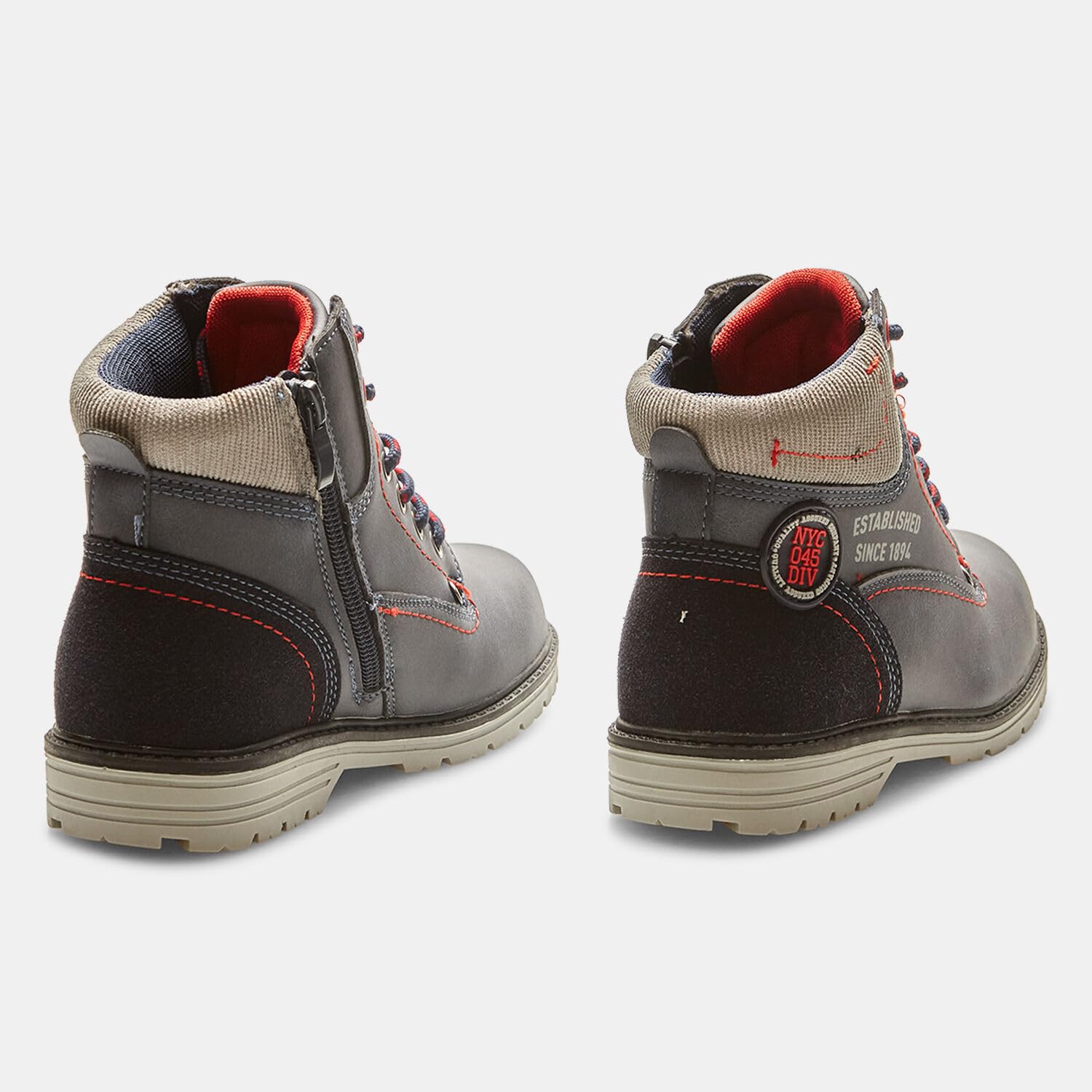 Bata Bottines garçon effet cuir montantes