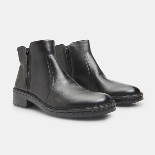 Bata Bottine Cuir Femme 36 EU Talon Bas