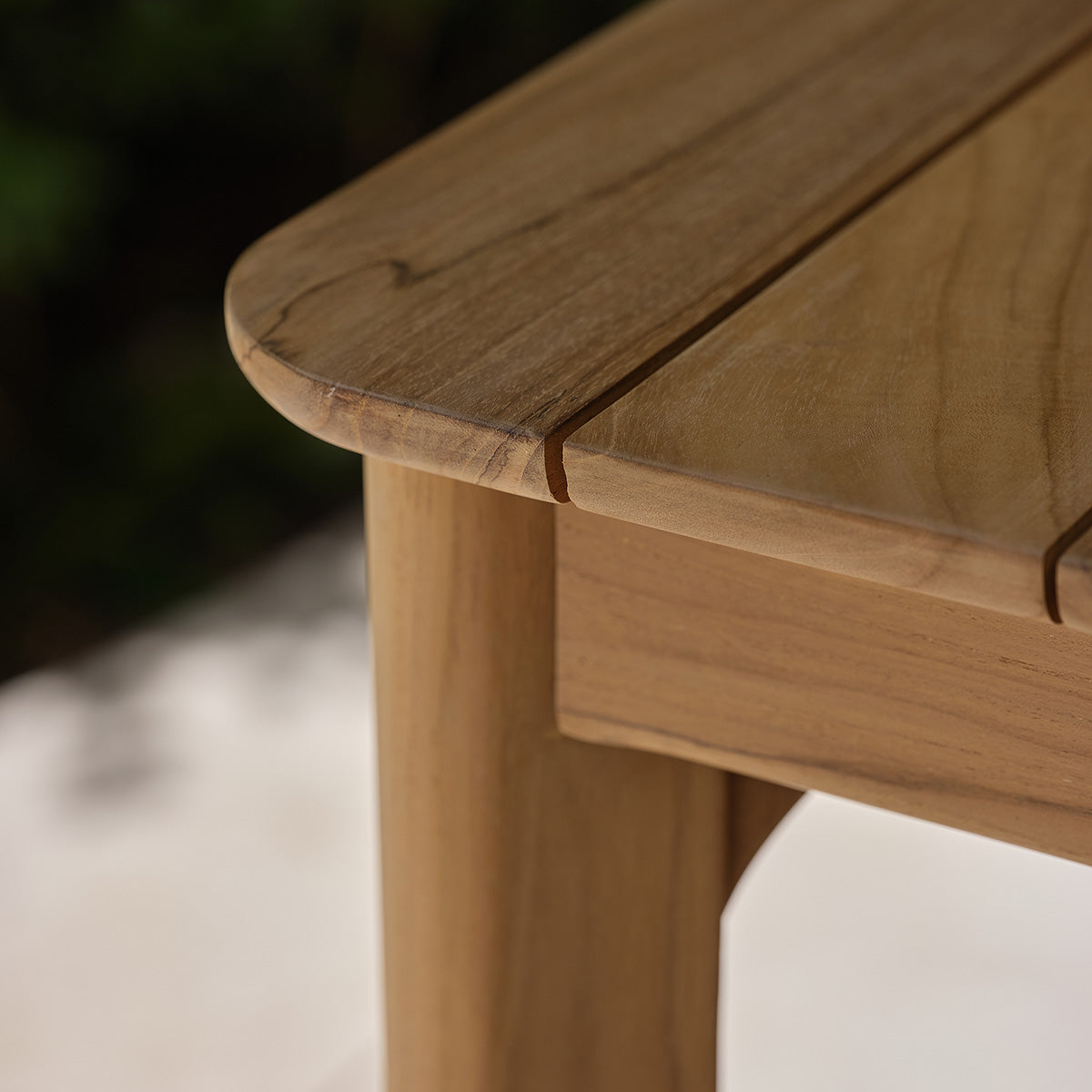 Berah Getah Piana table haute jardin teck 4 pers.