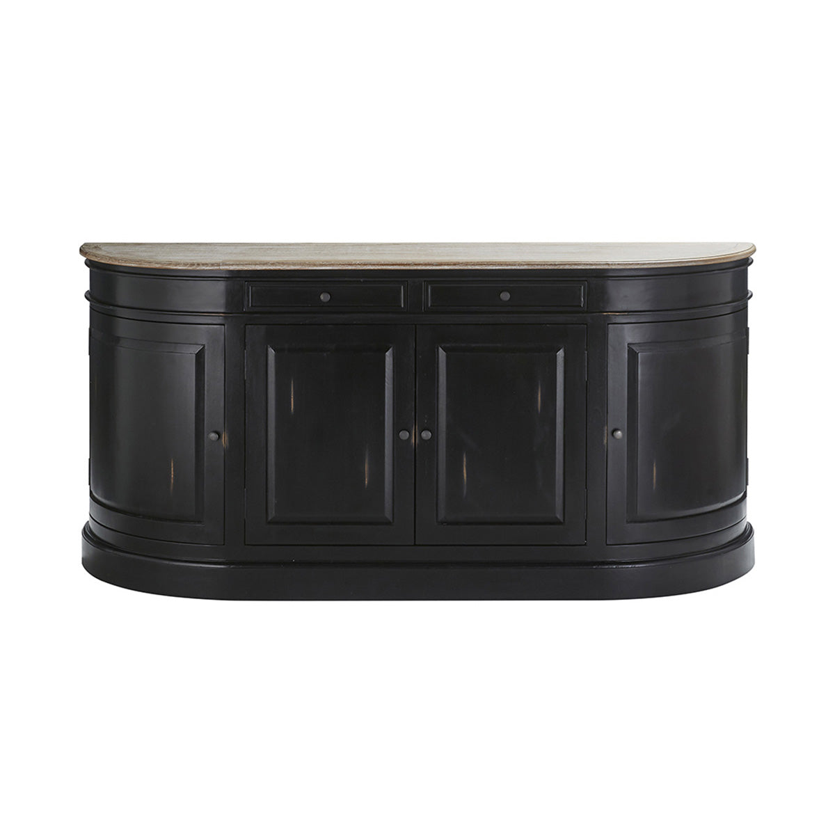 Berah Getah Bastide Buffet Acajou Teck Noir 180 cm